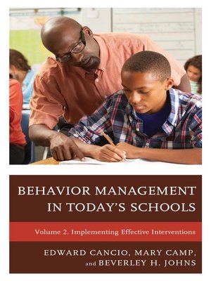 cover image of Behavior Management in Today's Schools